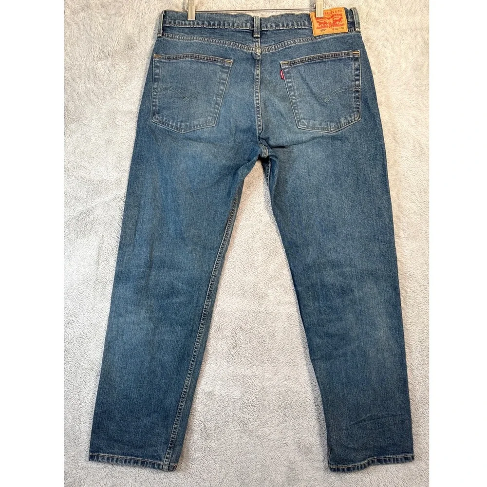 Levi's 505 Regular Fit Jeans W36 L30 Blue Denim Classic 1985 Menswear Chore Work